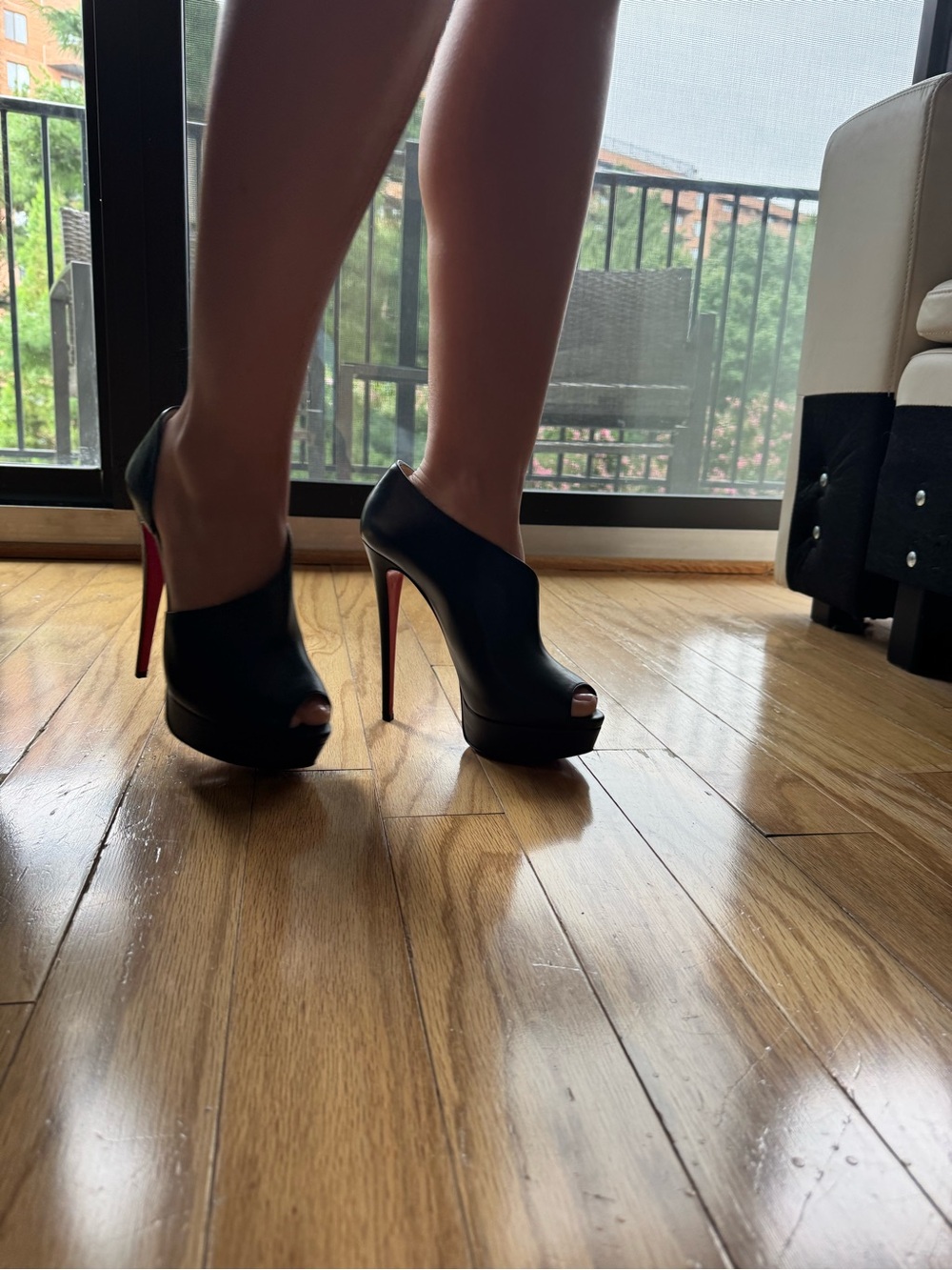 Black Louboutin Heels